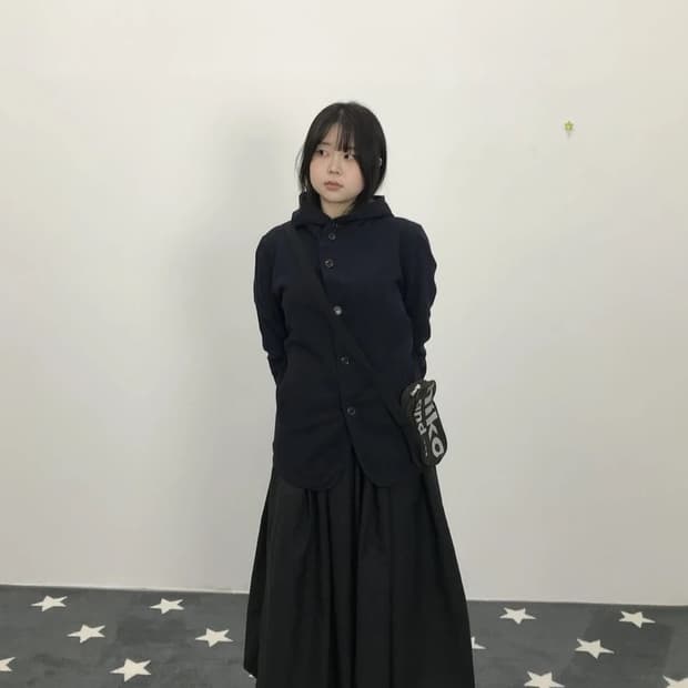 Boycott Button Hood Coat