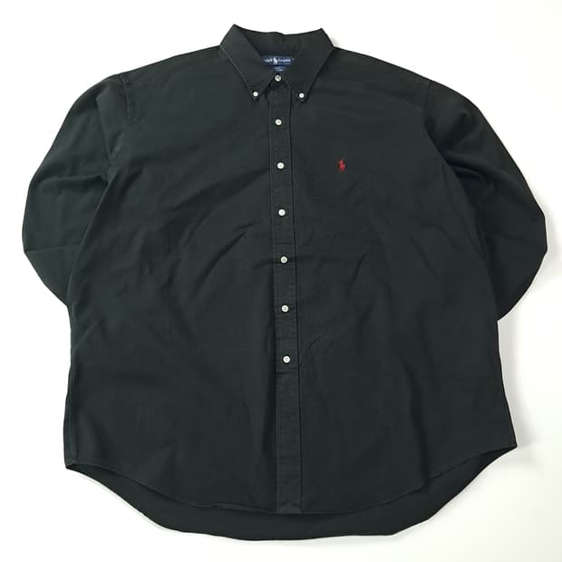 CA010 2XL 폴로 90s 블랙 셔츠 남방