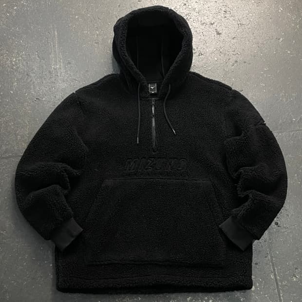 105 미즈노 풀오버 플리스 자켓 
