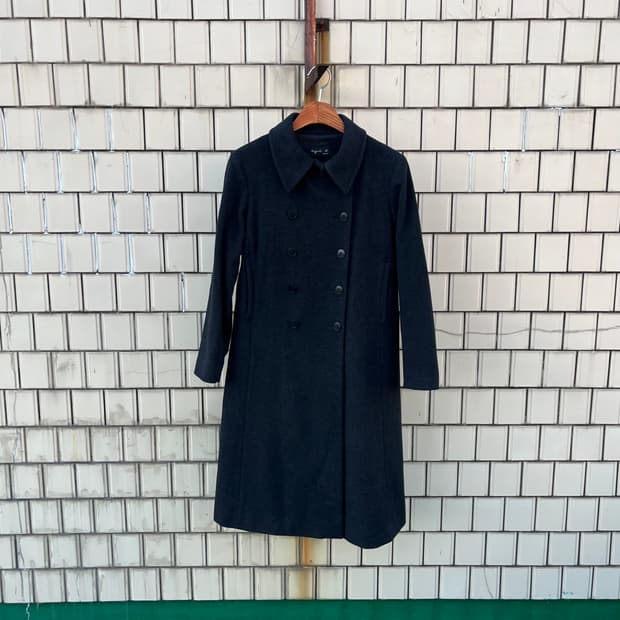 Agnes.B 울 혼방 롱코트