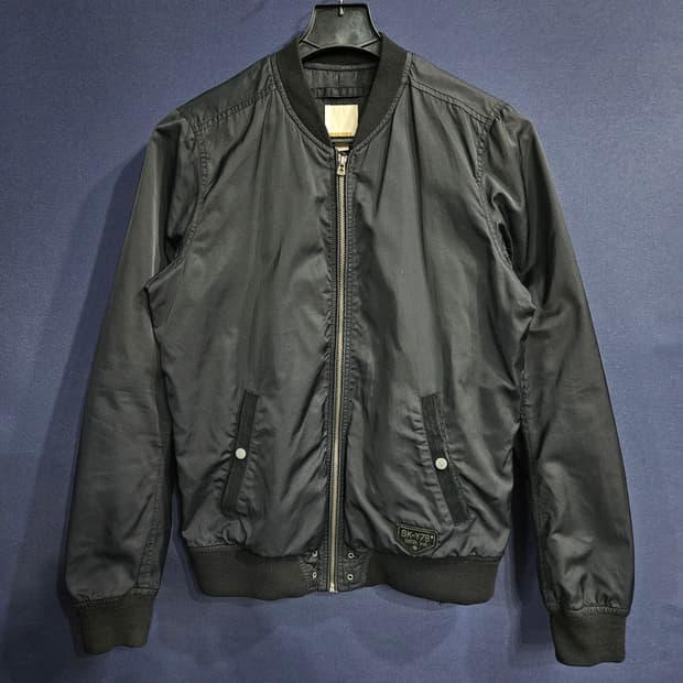 디젤 블랙 남성 95 항공점퍼 자켓 