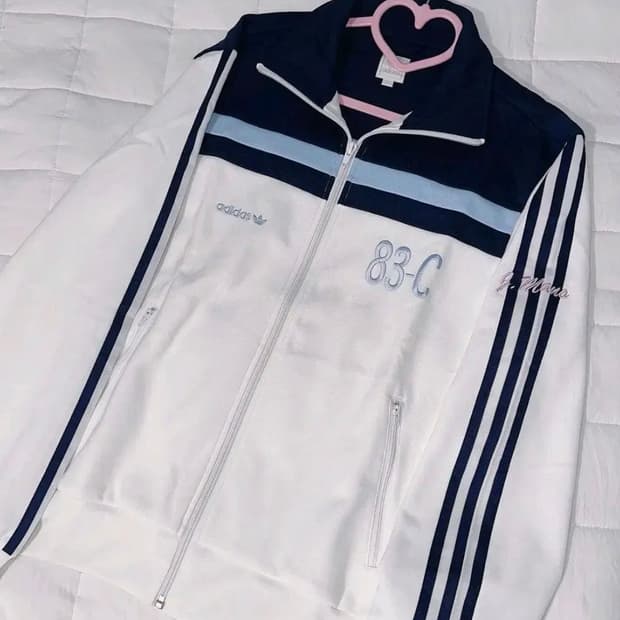 아디다스 스카이블루&러블리핑크 조합 대장 져지