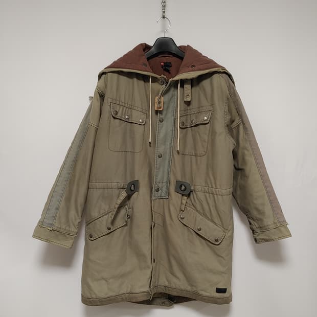 디젤 워크워어 헌팅후드 겨울야상