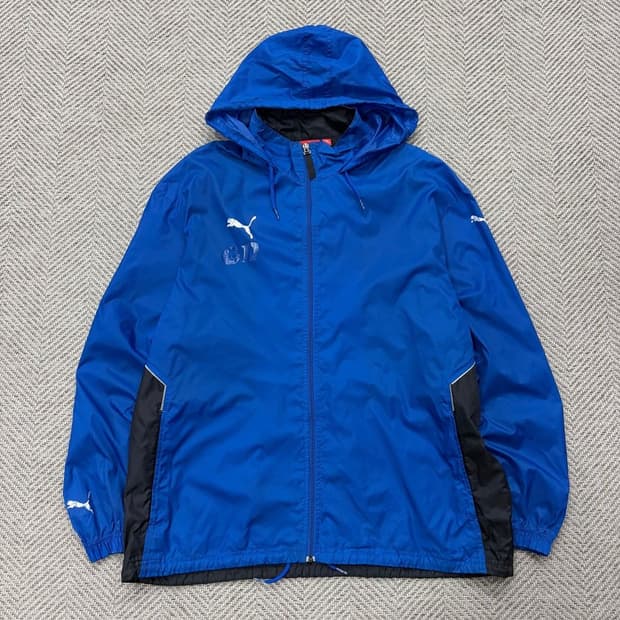 푸마 배색 후드 바람막이 v2149