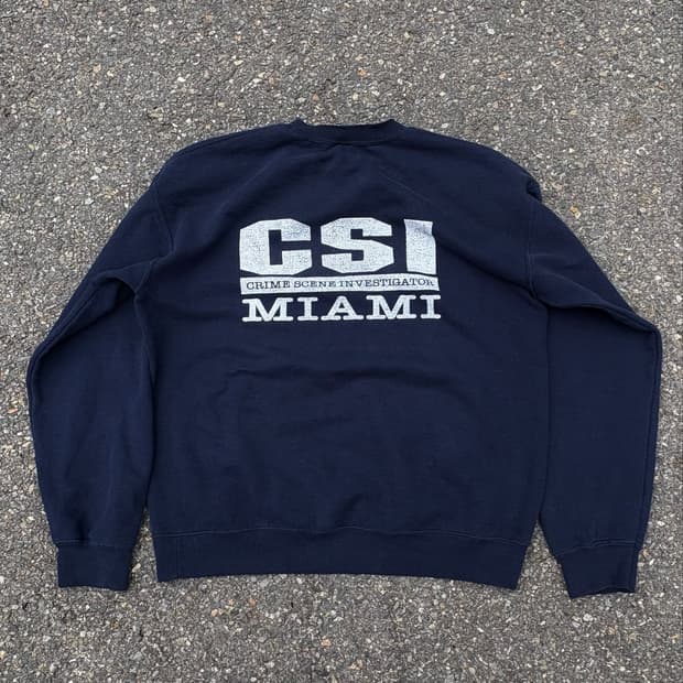 90s Gildan CSI 스웻셔츠