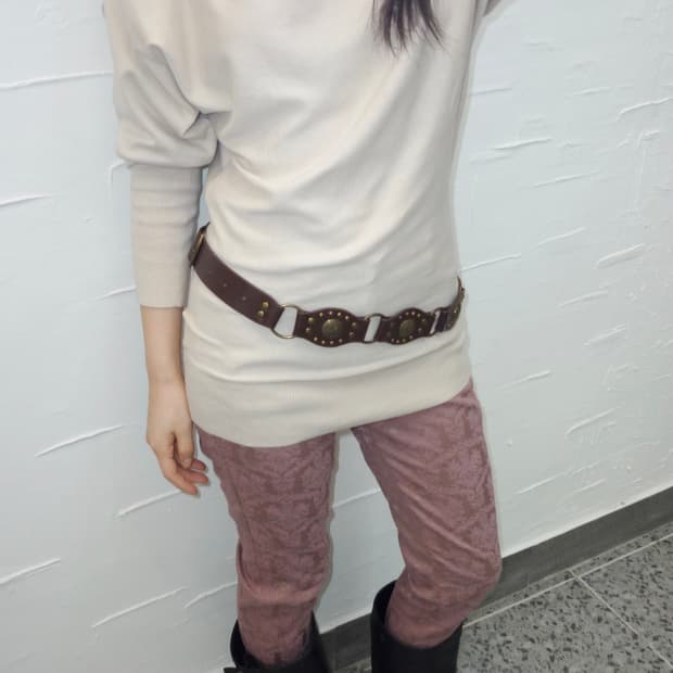 pink jacquard skinny pants