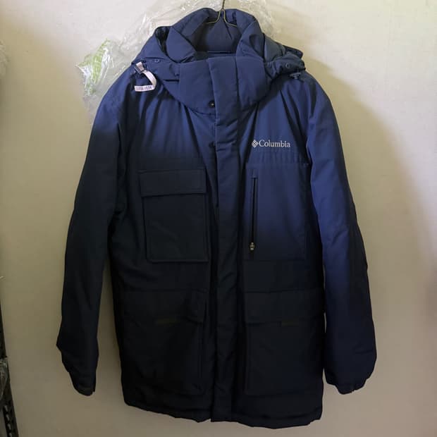 컬럼비아 남성 거위털 다운점퍼 XL (남성 105정도)
