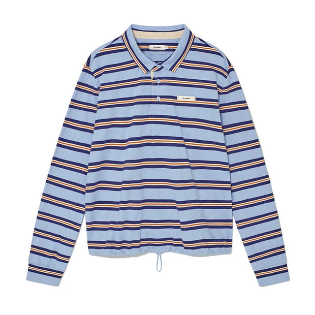 [S] 글로니 테리 PK 롱슬리브 블루