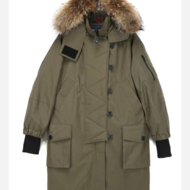 프론트로우 x 로우클래식  프리미엄 밀리터리 구스 다운 파카