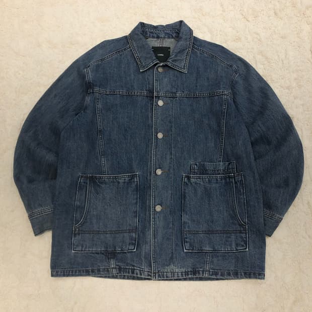 일꼬르소 데님 초어 자켓
