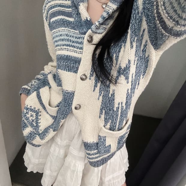 폴로 랄프로렌 사우스웨스턴 코위찬 가디건 