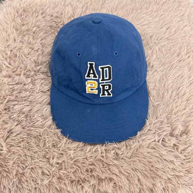 Made in korea 아더에러 18ss 에드카 로고 블루 볼캡