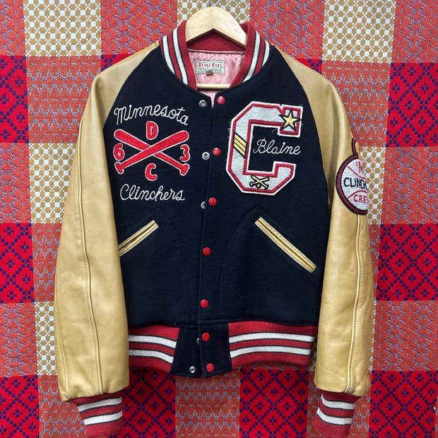 스타일아이즈 울레더 바시티 38