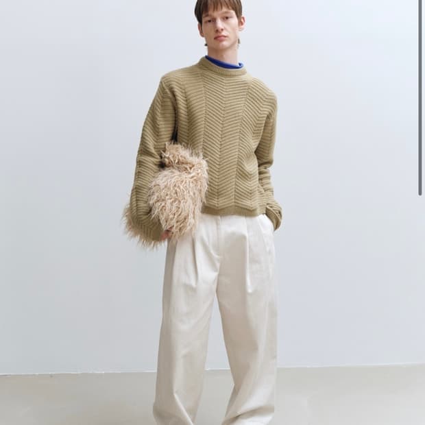 (새상품)에토스 WIDE MAXI TROUSERS