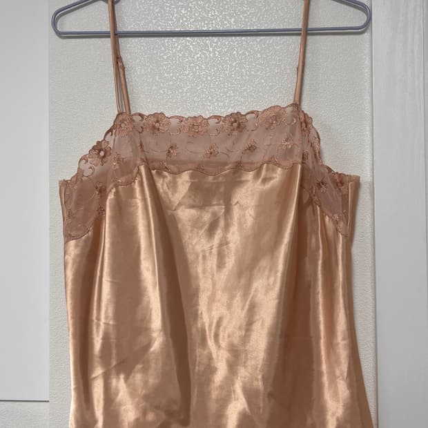 Y2k Satin Lace Top