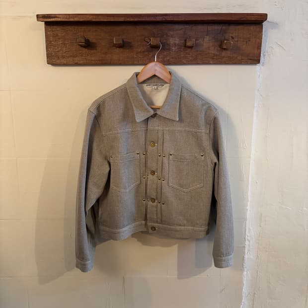 heritagefloss salt pepper trucket jacket