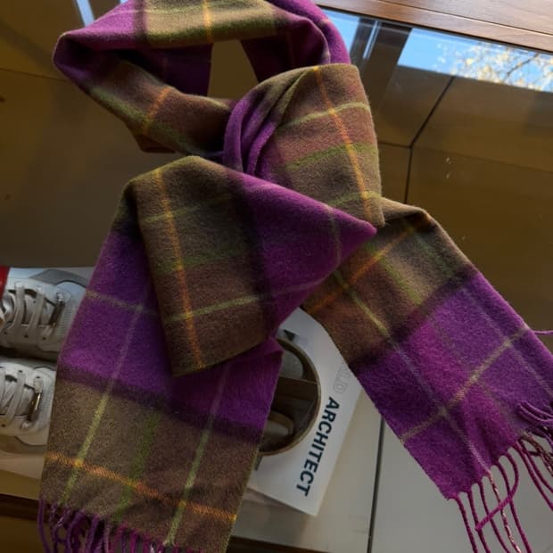 락피쉬 스코티쉬 램스울 머플러