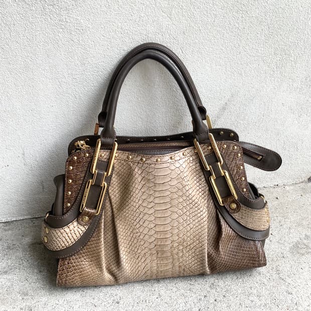 Python 00s mood hand bag