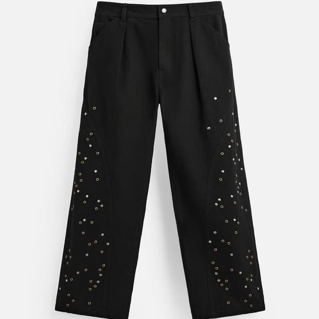 Andersson Bell x Zara 릴렉스핏 스터드 팬츠