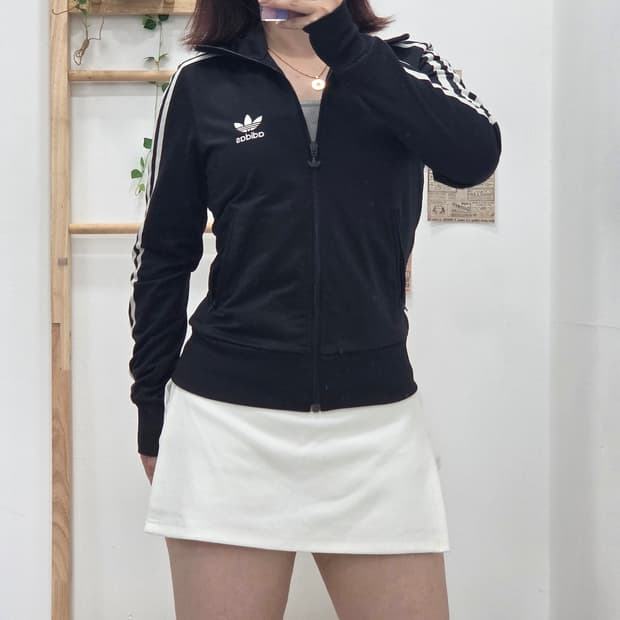 [프립]85/딱붙핏 아디다스 파이어버드 TT 등판 빅로고 트랙탑 져지