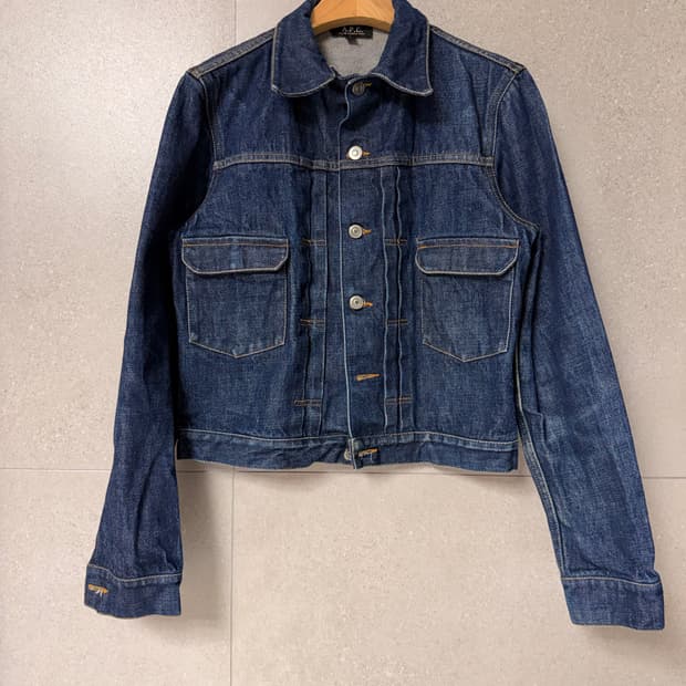 A.P.C 데님 자켓 블루 워싱진 여성 청자켓