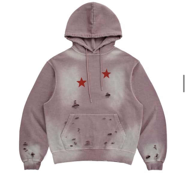 더바이닐하우스 DYING STAR HOODIE PINK