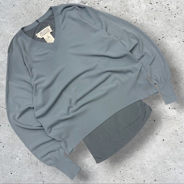 [M] 15s Maison Margiela V넥 밴딩 니트 D831