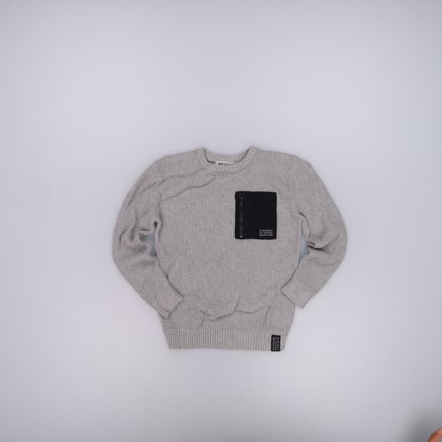 134/140 H&M 키즈 포켓 니트 0806H