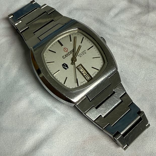 빈티지 스위스 칸디노 오토매틱 시계