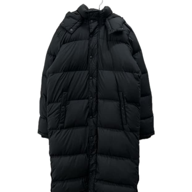 (M) 리바이스 구스다운 롱 패딩 블랙