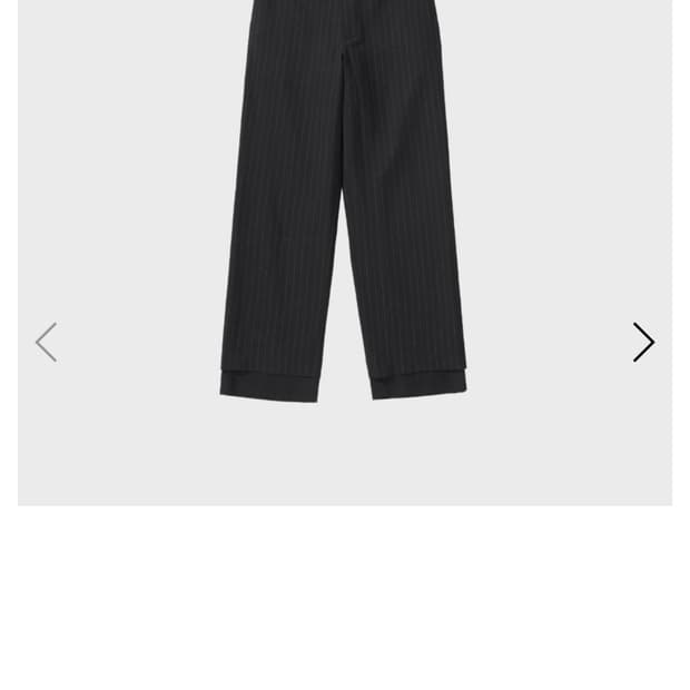 강정석 스트라이프 트라우저