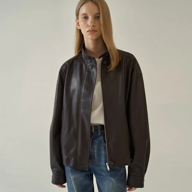 파사드패턴 가죽자켓