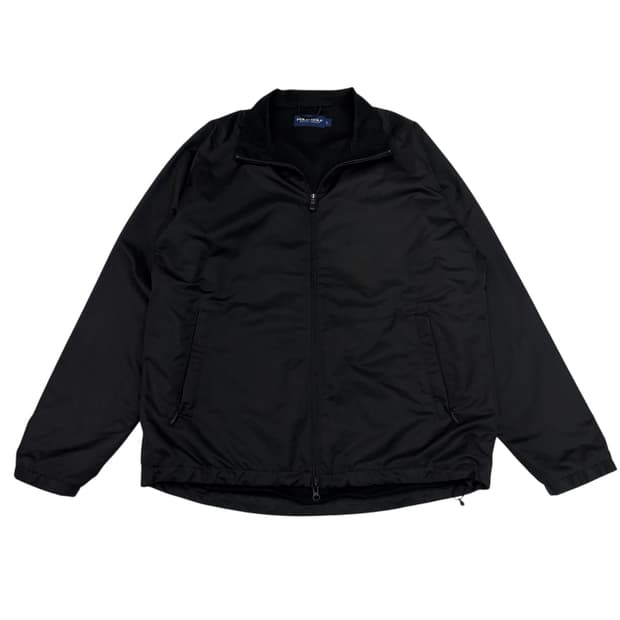 폴로 골프 블랙 투웨이 바람막이 자켓
