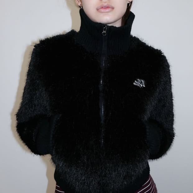 SCULPTOR 퍼 집업 자켓 (새상품)