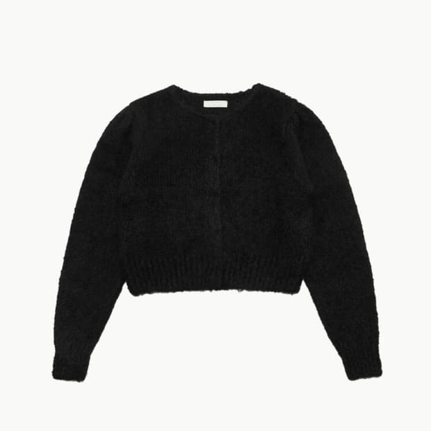 아모멘토 뉴그랜마 가디건 블랙