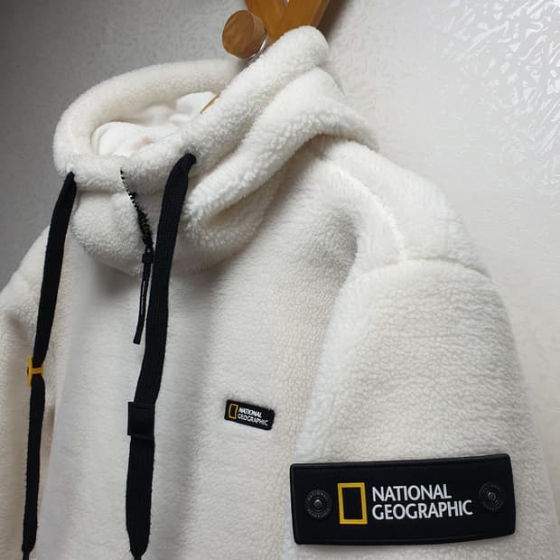 [m/정품] 내셔널지오그래픽 플리스 후드집업