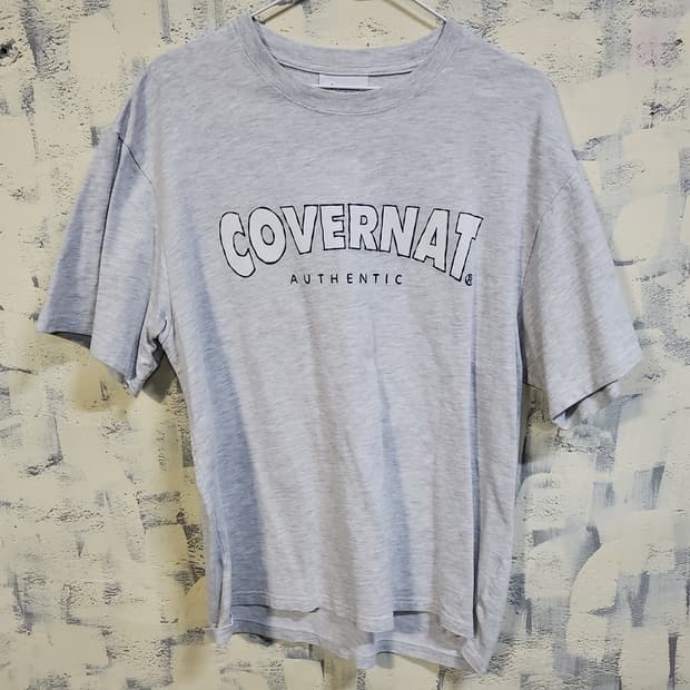 커버낫 빅로고 라운드 반팔 티 