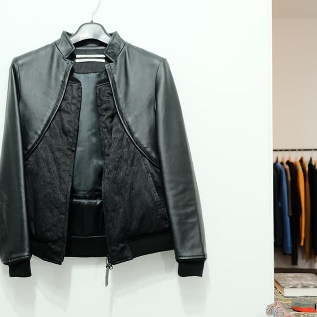 Robert geller leather jacket