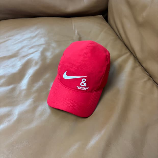 나이키 언더커버 NRG AW84 러닝캡 캠프캡 모자 레드