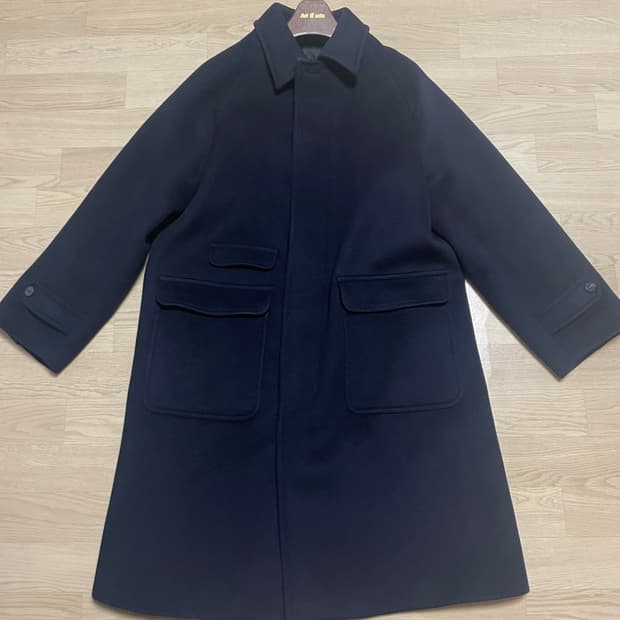 아트이프액츠 24FW 발마칸 코트 다크네이비 M