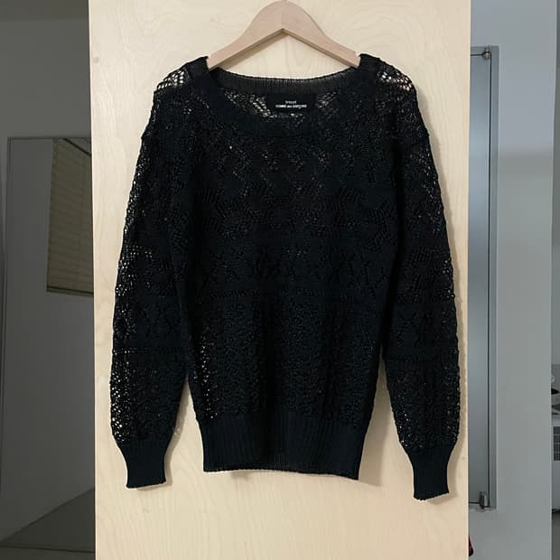 꼼데가르송 트리콧 니트