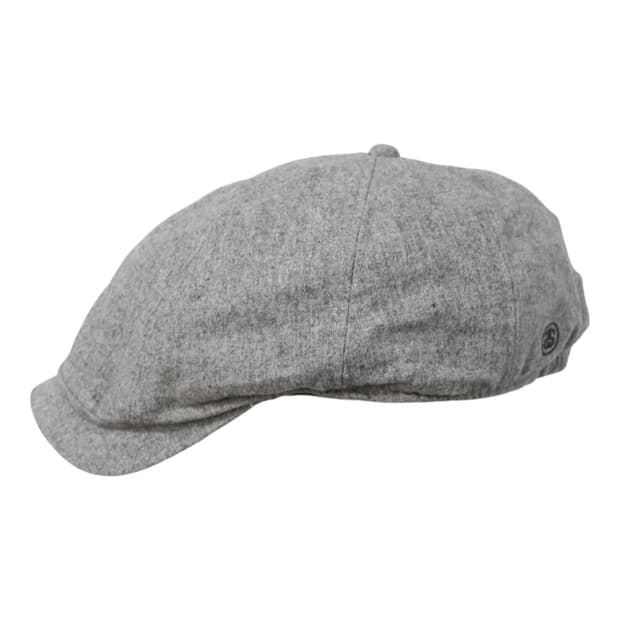 Stussy 스투시 빈티지 울 블렌드 뉴스보이캡 헌팅캡 그레이