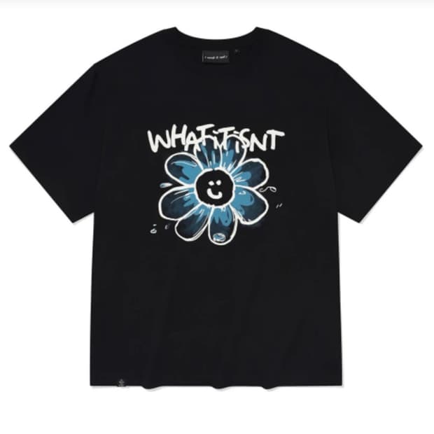 와릿이즌 빅 플로리 그래픽 반팔 티셔츠