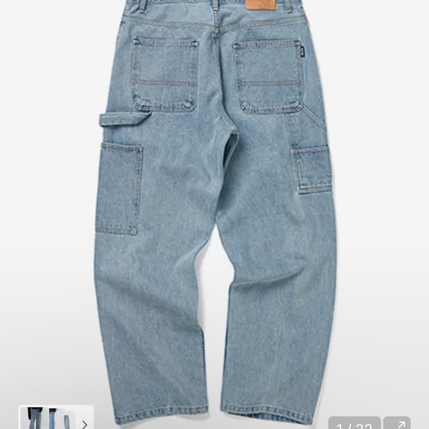 위캔더스 W DENIM WORK PANTS (L.DENIM)