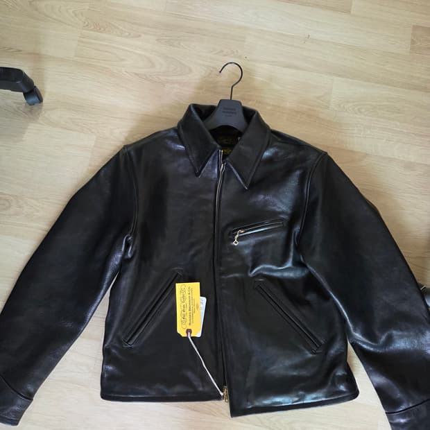 브론슨 염소가죽 레더자켓 판매합니다 (택있음) xxl 44