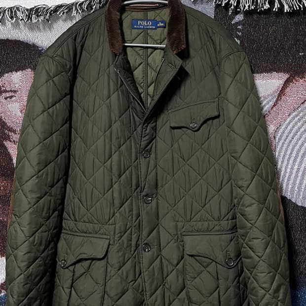 랄프로렌 퀄팅 자켓 xl
