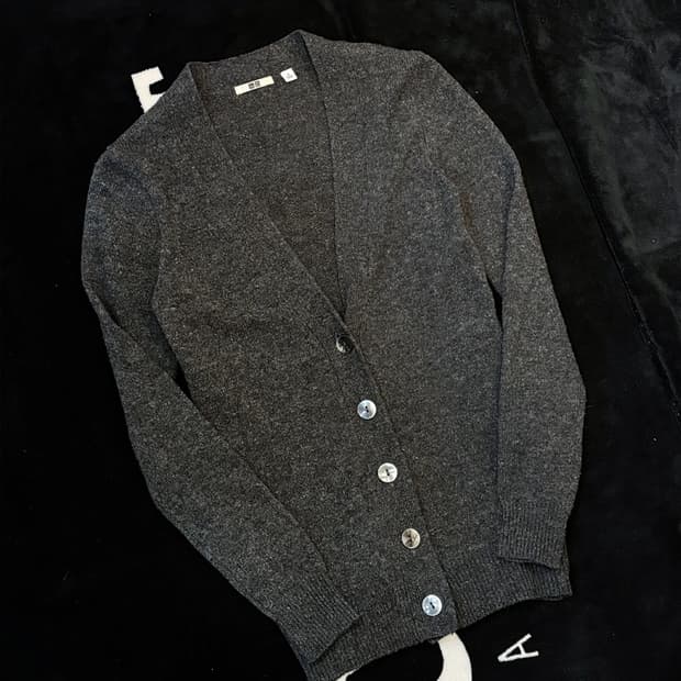 일본빈티지 유니클로 니트 가디건