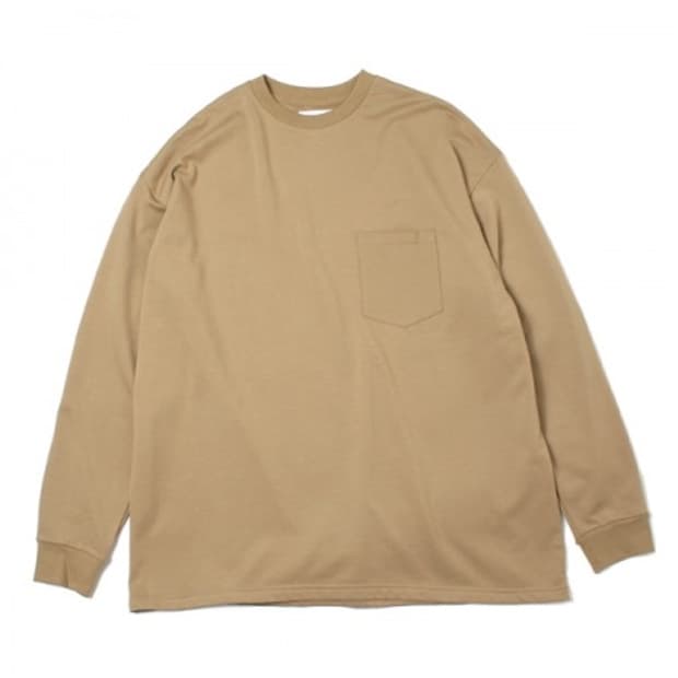 그라프페이퍼 L/S 포켓 스웻 티(베이지/F사이즈)