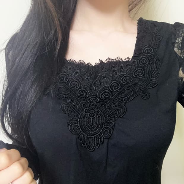 대대장 유일매물 Axes Femme 엑시즈팜 레이스 탑 히메오네갸루모리