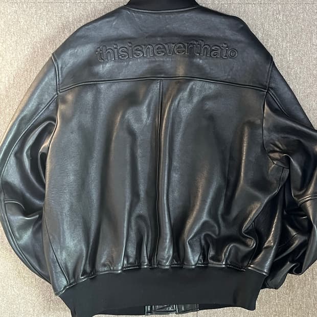 디스이즈네버댓 소가죽 ma1 L